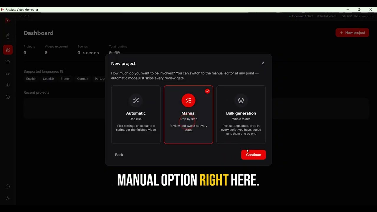 How to install and use Faceless Video Generator — English guide